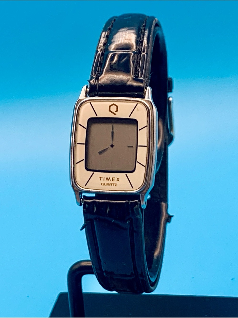 TIMEX ILLUSION Women’s Vintage 1986 LCD Analog Style Watch Works New Batt/Strap